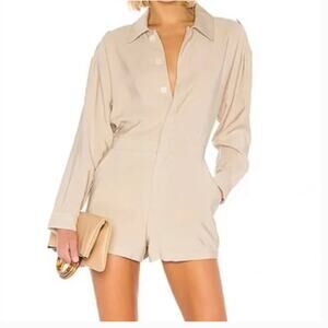 L'academie Dylan Tan Romper XS